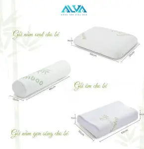 Gối sợi tre cao cấp Bambo xuất khẩu cho Bé