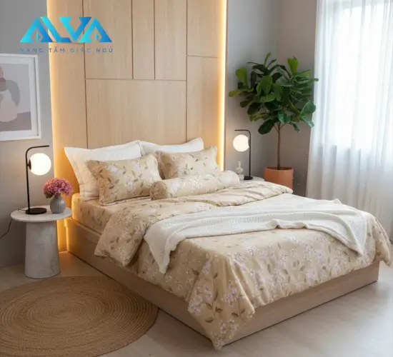 BỘ DRAP MỀN TENCEL 60S CAO CẤP ALVA