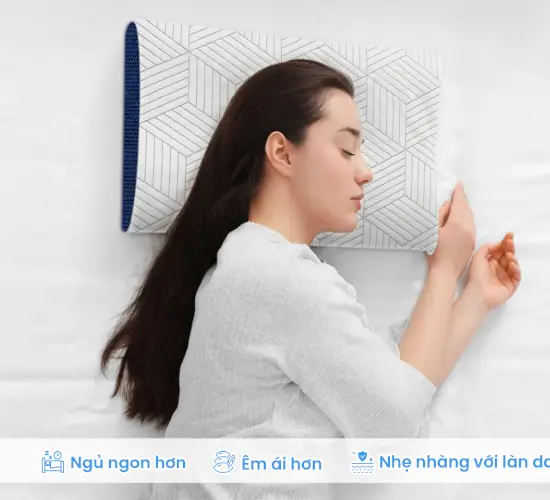 Gối Nằm Foam cao cấp Alva