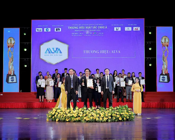 Nệm Alva vinh dự đón nhận danh hiệu Thương Hiệu Xuất Xắc Châu Á