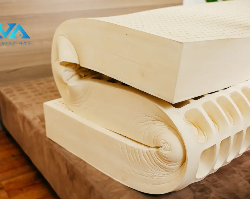 Tại sao nệm cao su thiên nhiên truyền thống có cấu trúc "trên tròn-dưới vuông"